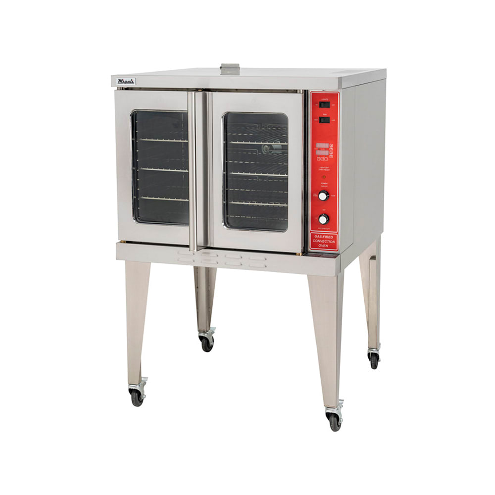 Migali C-CO1-SD-LP Competitor Series® Single Full Size Liquid Propane Gas Convection Oven - 46,000 BTU