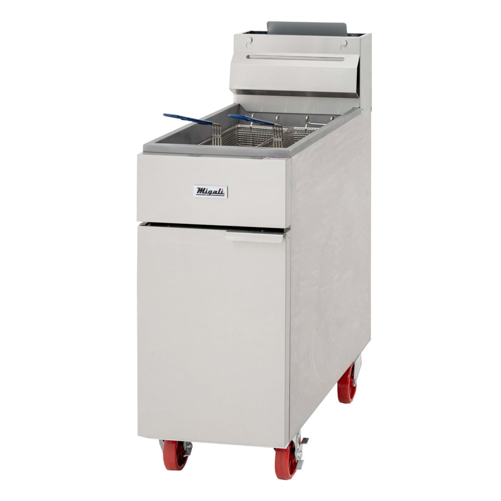 Migali C-F40-LP Gas Fryer - (1) 40 lb Vat, Floor Model, Liquid Propane