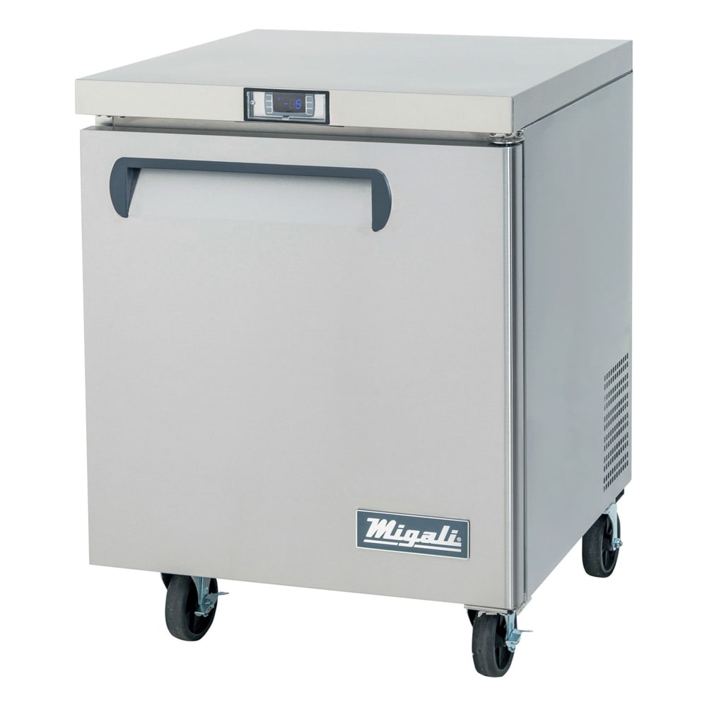 Migali C-U27F-HC 27 1/2" W Undercounter Freezer w/ (1) Section & (1) Door, 115v