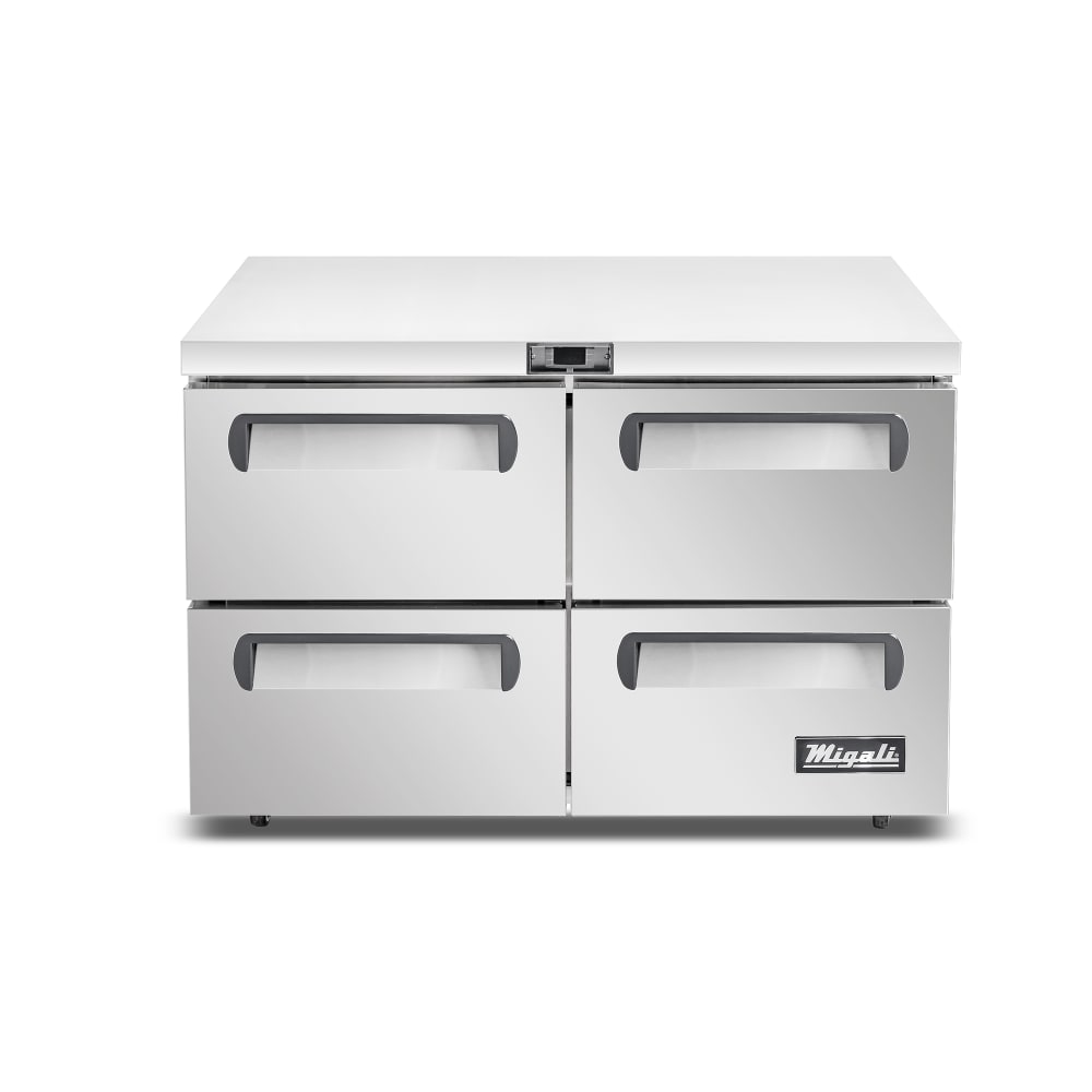 Migali C-U48R-D-HC 48 1/4" Competitor Series® Worktop Refrigerator w/ (2) Sections & (2) Drawers, 115v