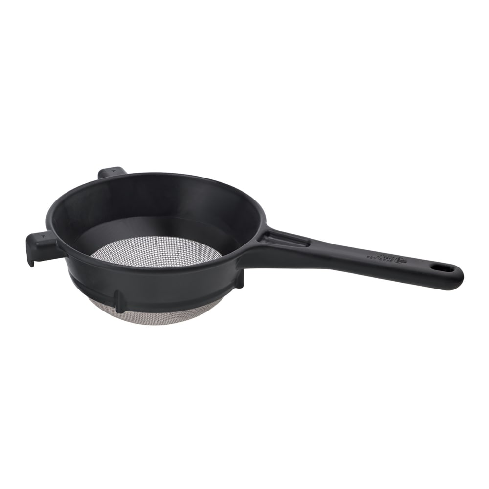 Matfer Bourgeat 017364 Exoglass® 8" Small Mesh Grid Sieve w/ 2 Pan Hooks, Stainless Steel/Composite Ergonomic Handle