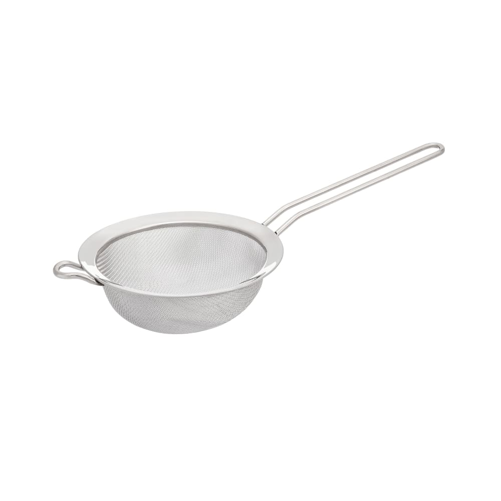 Matfer Bourgeat 020420 2 3/4" Strainer w/ Pan Hook, Stainless Steel Mesh & Handle