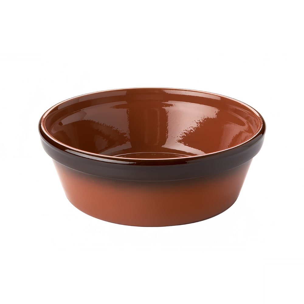 Matfer Bourgeat 059925 23 oz Round Casserole Dish - Glazed Earthenware