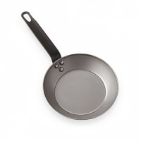 Matfer Bourgeat 062003 10 1/4" Black Steel Frying Pan w/ Riveted Strong Steel Strip Handle thumbnail 8