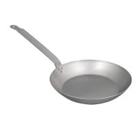 Matfer Bourgeat 062005 11 7/8" Black Steel Frying Pan w/ Riveted Strong Steel Strip Handle thumbnail 9