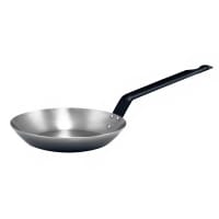 Matfer Bourgeat 062008 15 3/4" Black Steel Frying Pan w/ Riveted Strong Steel Strip Handle thumbnail 9