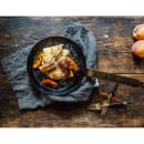 Matfer Bourgeat 062034 9 1/2" Black Steel Crepe Pan w/ Iron Loop Handle thumbnail 5