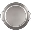 Matfer Bourgeat 062052 15 3/4" Black Steel Paella Pan w/ Curved Sides thumbnail 2