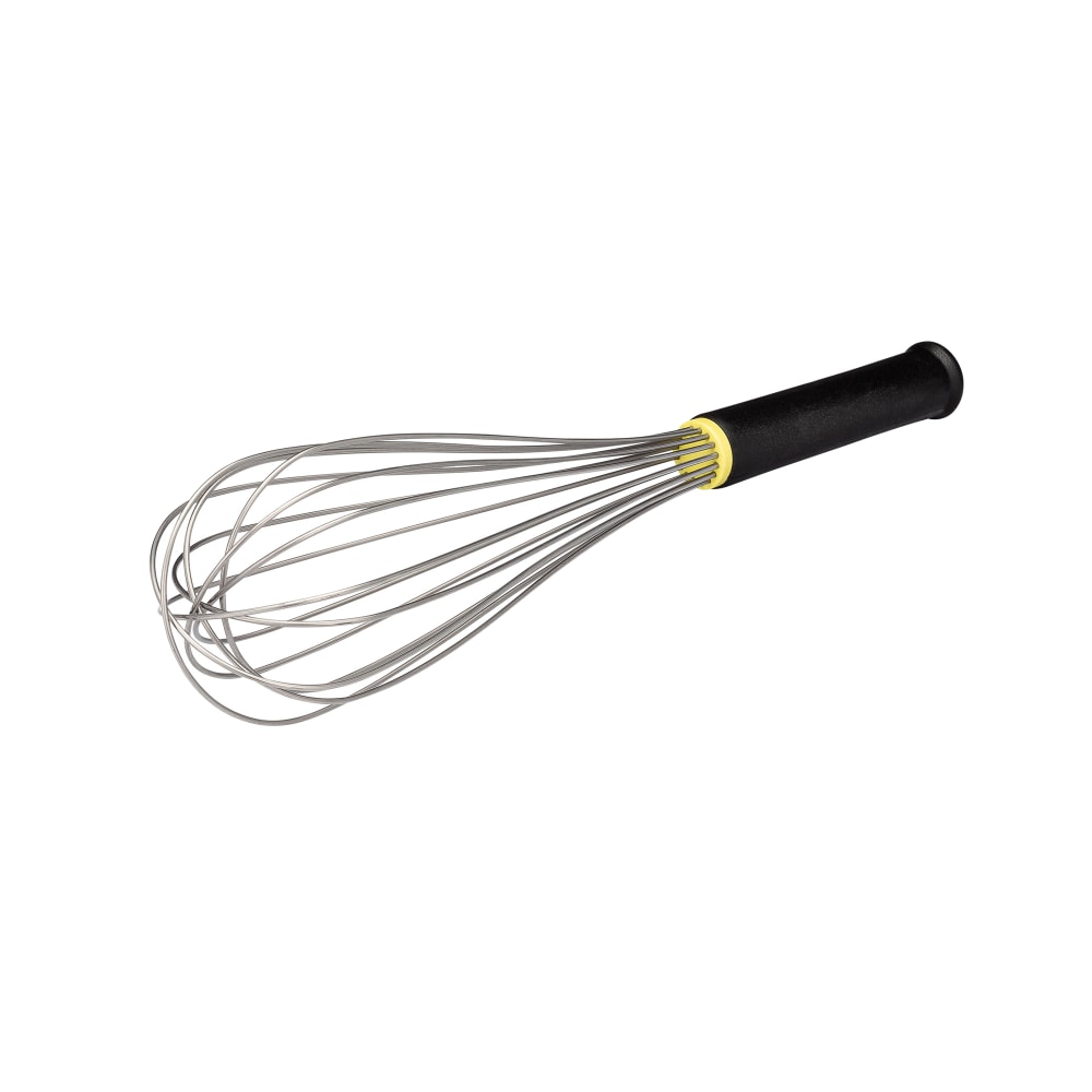 Matfer Bourgeat 111023 Exoglass® 12" Piano Wire Whisk, Heat Resistant to 430 F, Stainless Steel/Insulated Handle
