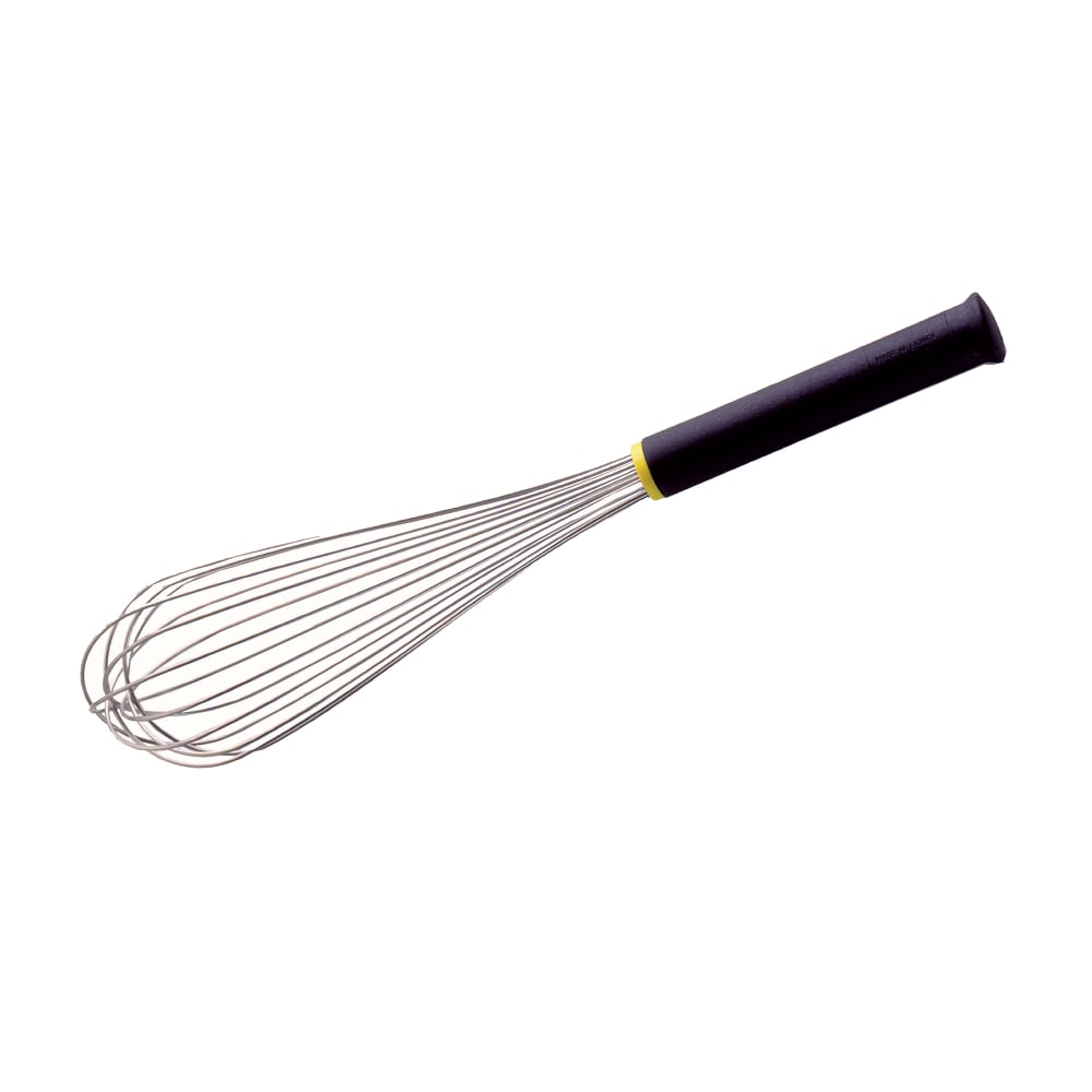 Matfer Bourgeat 111027 Exoglass® 20" Piano Wire Whisk, Heat Resistant to 430 F, Stainless Steel/Insulated Handle