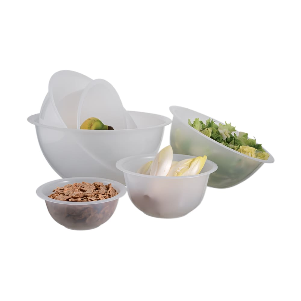 Matfer Bourgeat 116453 4 1/2 qt Mixing Bowl, 11" Diameter, Polypropylene