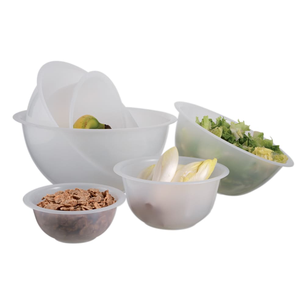 Matfer Bourgeat 116454 6 qt Mixing Bowl, 12 3/4" Diameter, Polypropylene