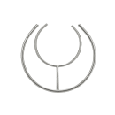 Matfer Bourgeat 116515 Funnel/Strainer Stand - 5 1/2"D x 8 7/16", Chrome thumbnail 2