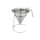 Matfer Bourgeat 116515 Funnel/Strainer Stand - 5 1/2"D x 8 7/16", Chrome thumbnail 4
