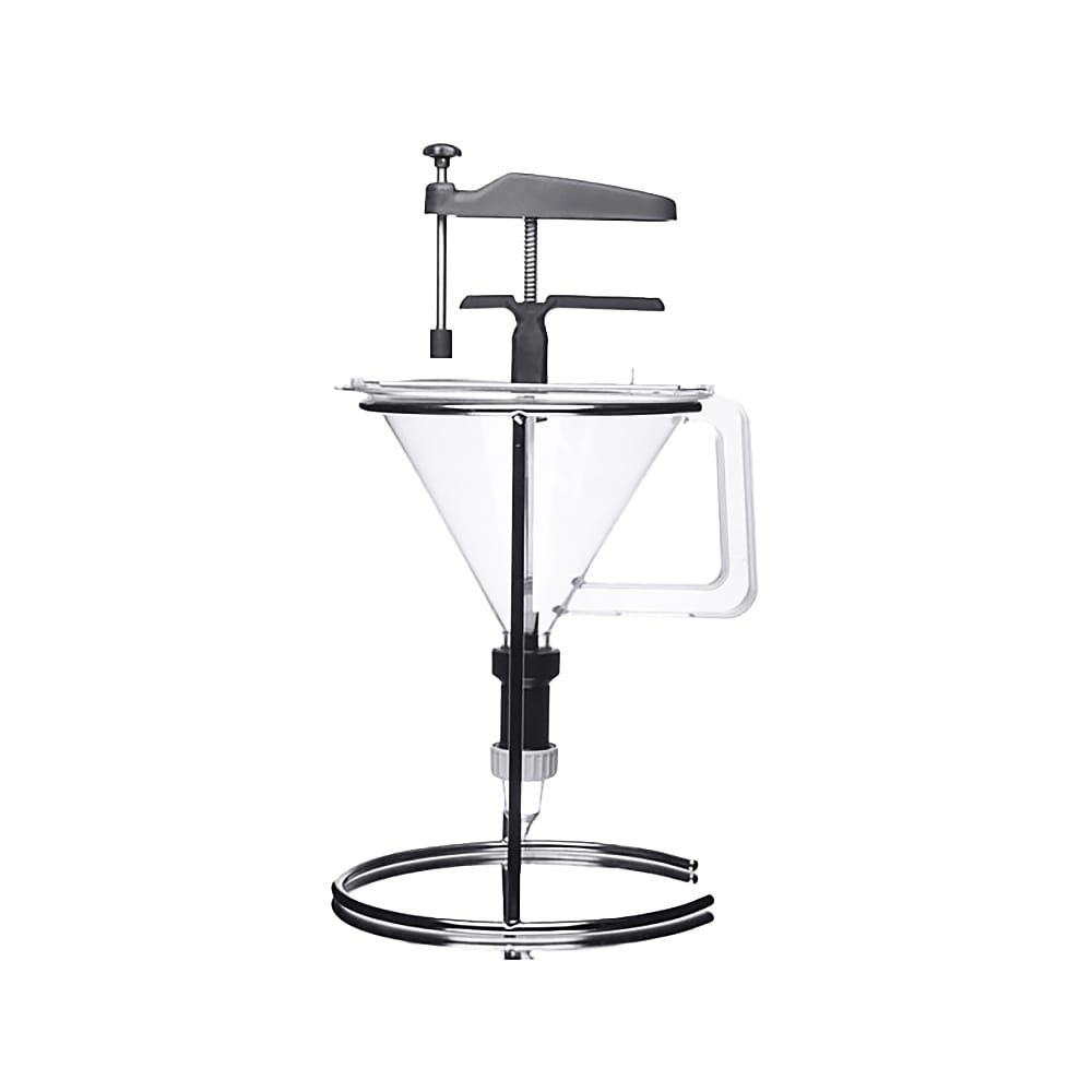 Matfer Bourgeat 116605 1 1/2 qt Portion Control Confectionery Funnel w/ Wire Stand, Polycarbonate