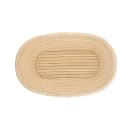 Matfer Bourgeat 118502 9 1/2" x 6" Banneton Dough Proofing Basket - Willow, Beige thumbnail 3
