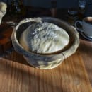 Matfer Bourgeat 118510 8 1/4" Banneton Round Dough Proofing Basket - Wicker, Beige thumbnail 4