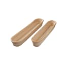 Matfer Bourgeat 118515 16 1/4" x 3 3/4" Banneton Dough Proofing Basket - Willow, Beige thumbnail 4