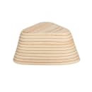Matfer Bourgeat 118525 7" x 7 1/4" Banneton Dough Proofing Basket - Willow, Beige thumbnail 2
