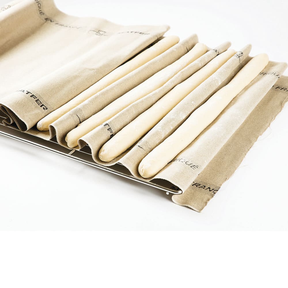 Matfer Bourgeat 118560 23 5/8"W Dough Fermentation Cloth - 21 7/8 yards, Natural Linen