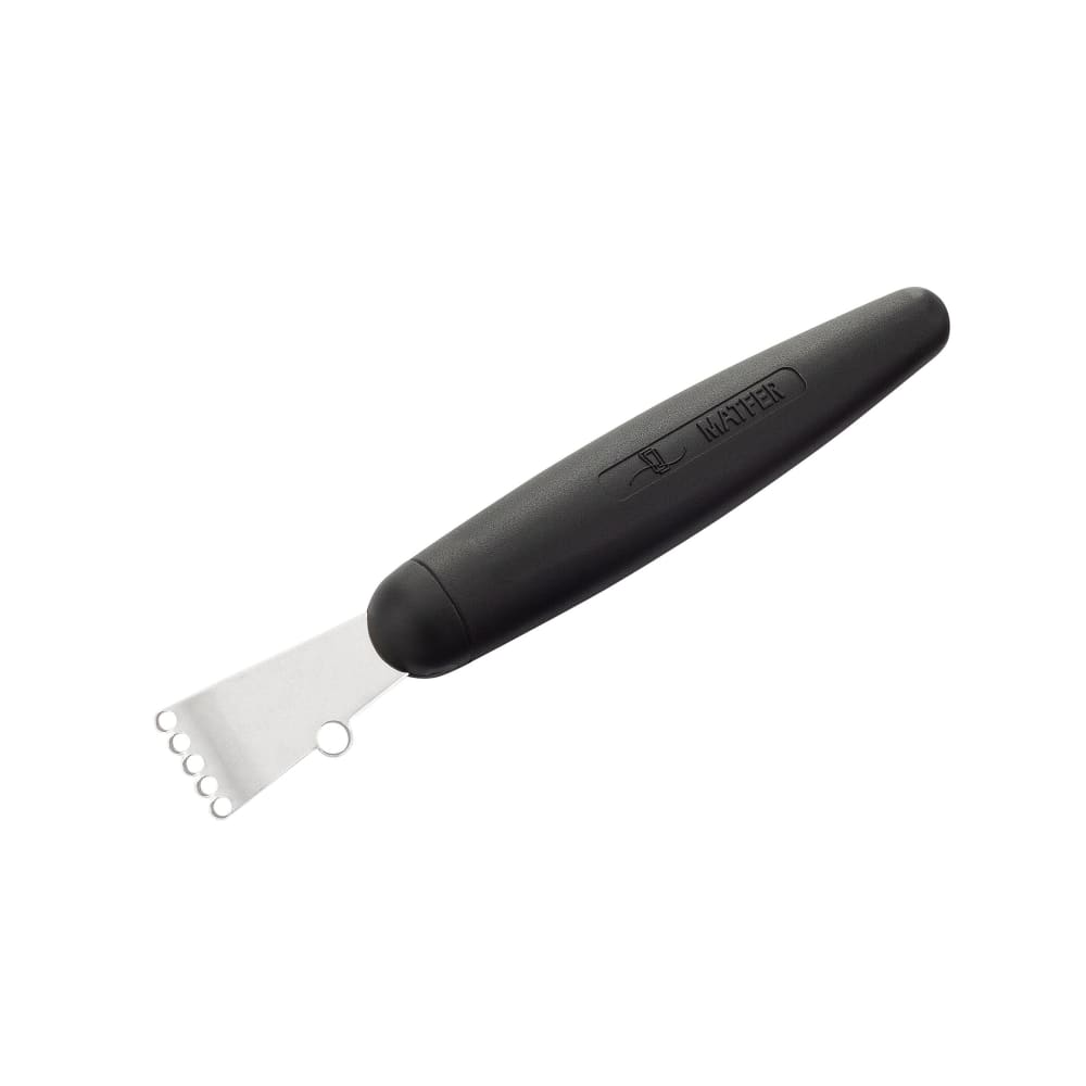 Matfer Bourgeat 120910 Exoglass® 6" Zester Curler for Right or Left Hand, Stainless Steel/Polypropylene Handle