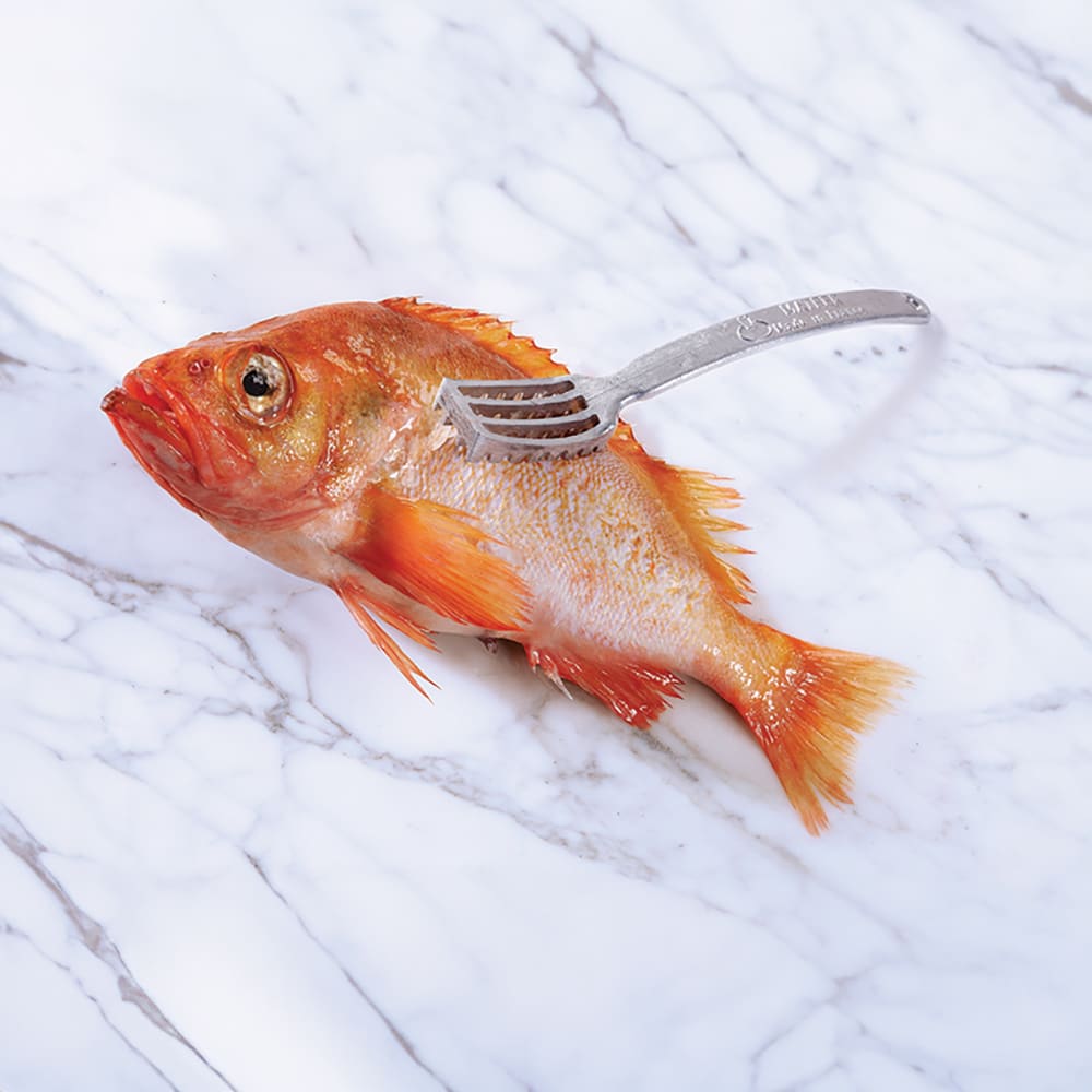 Matfer Bourgeat 121100 8 1/2" Fish Scaler, Aluminum