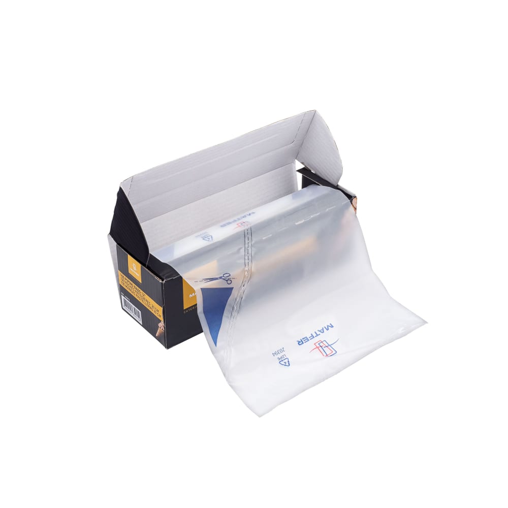 Matfer Bourgeat 165015 Disposable Standard Pastry Bags - 12"L, Polyethylene, Transparent