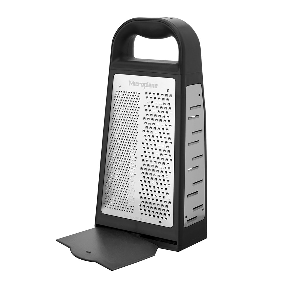Microplane Elite Box Grater w/ (5) Blades & Handle, Stainless (186614)