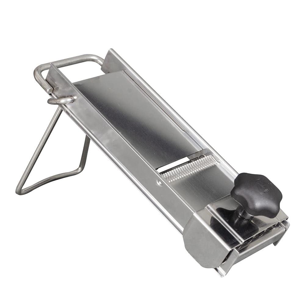Matfer Bourgeat 215000 Mandoline Slicer w/ Pusher & (3) Julienne Blades, Stainless Steel