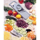 Matfer Bourgeat 215040 Mandoline Slicer w/ Pusher & Adjustable Thickness - Stainless Steel Blades, Composite Frame, Gray thumbnail 2