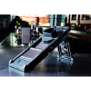 Matfer Bourgeat 215060 Mandoline Slicer w/ (2) Pushers & (3) Julienne Stainless Steel Blades - Composite Frame, Black thumbnail 4