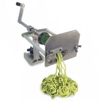Bron Coucke Stainless Steel Spiral Food Slicer, 1/32", 5/64", 5/32" Blades, Vegetables, Manual (215131) thumbnail 3
