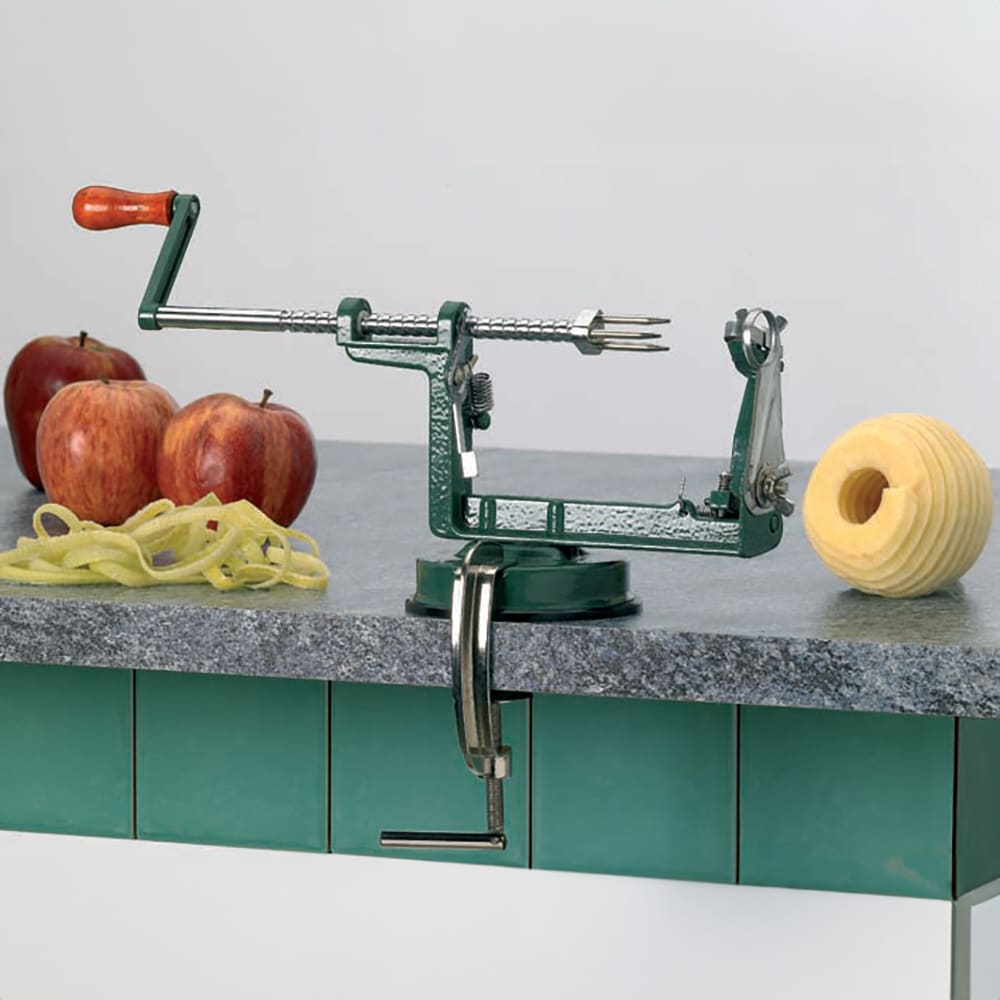 Matfer Bourgeat 215155 Manual Counter Apple Peeler - 12'"L x 4 5/16"W x 5 5/16"H, Stainless Steel
