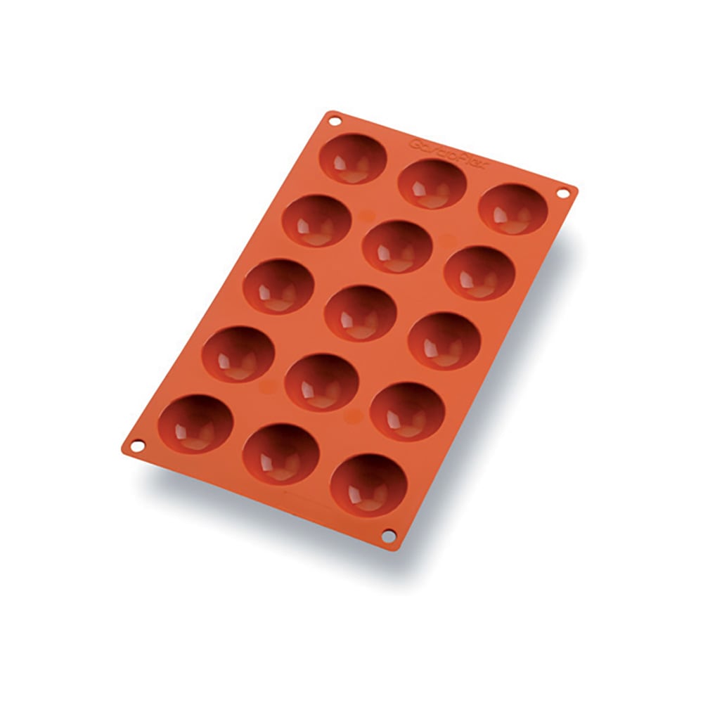 Matfer Bourgeat 257901 Gastroflex® Mini Half Sphere Mold w/ 15 Sections - Silicone