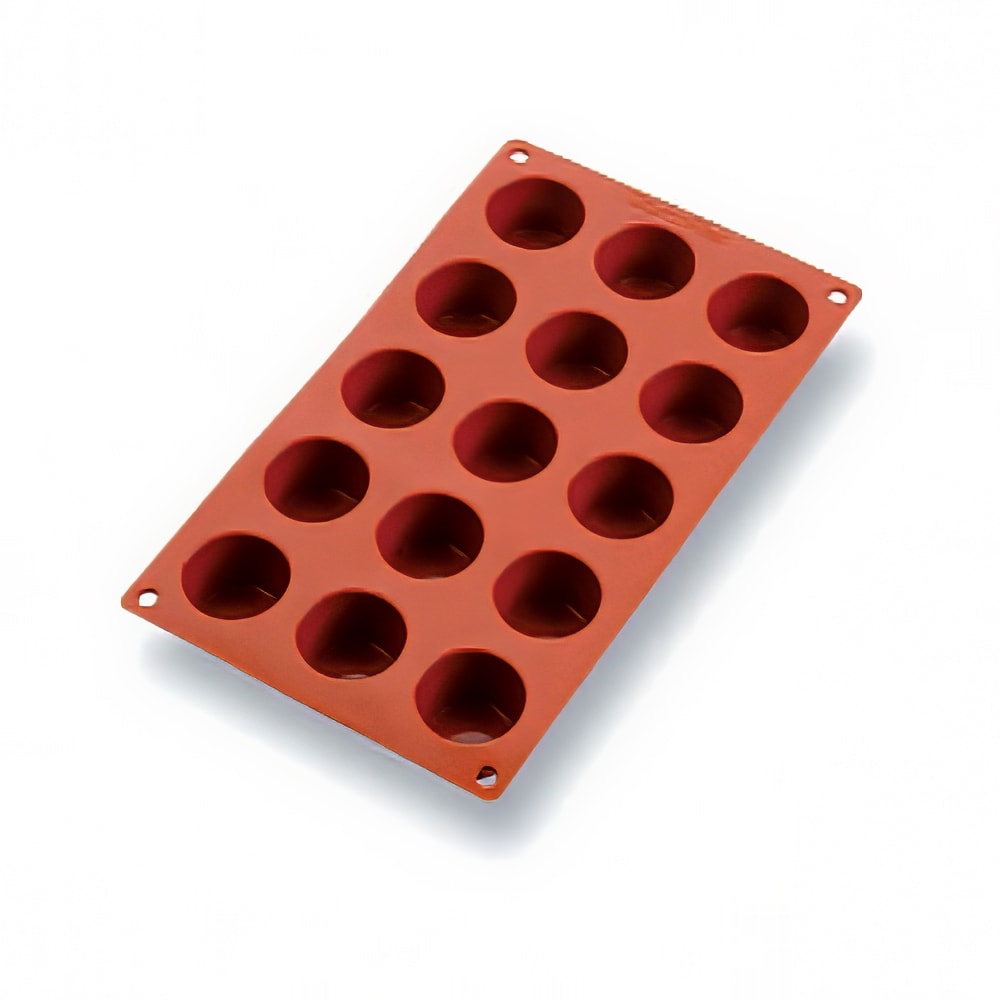 Matfer Bourgeat 257914 15 Compartment Mini Muffin Mold, Silicone