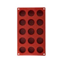 Matfer Bourgeat 257914 15 Compartment Mini Muffin Mold, Silicone thumbnail 2