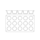 Matfer Bourgeat 257914 15 Compartment Mini Muffin Mold, Silicone thumbnail 8