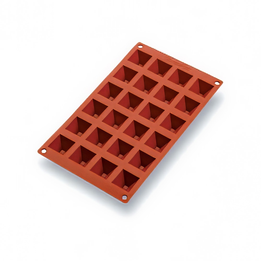 Matfer Bourgeat 257920 Gastroflex® Mini Pyramid Mold w/ 24 Sections - Silicone
