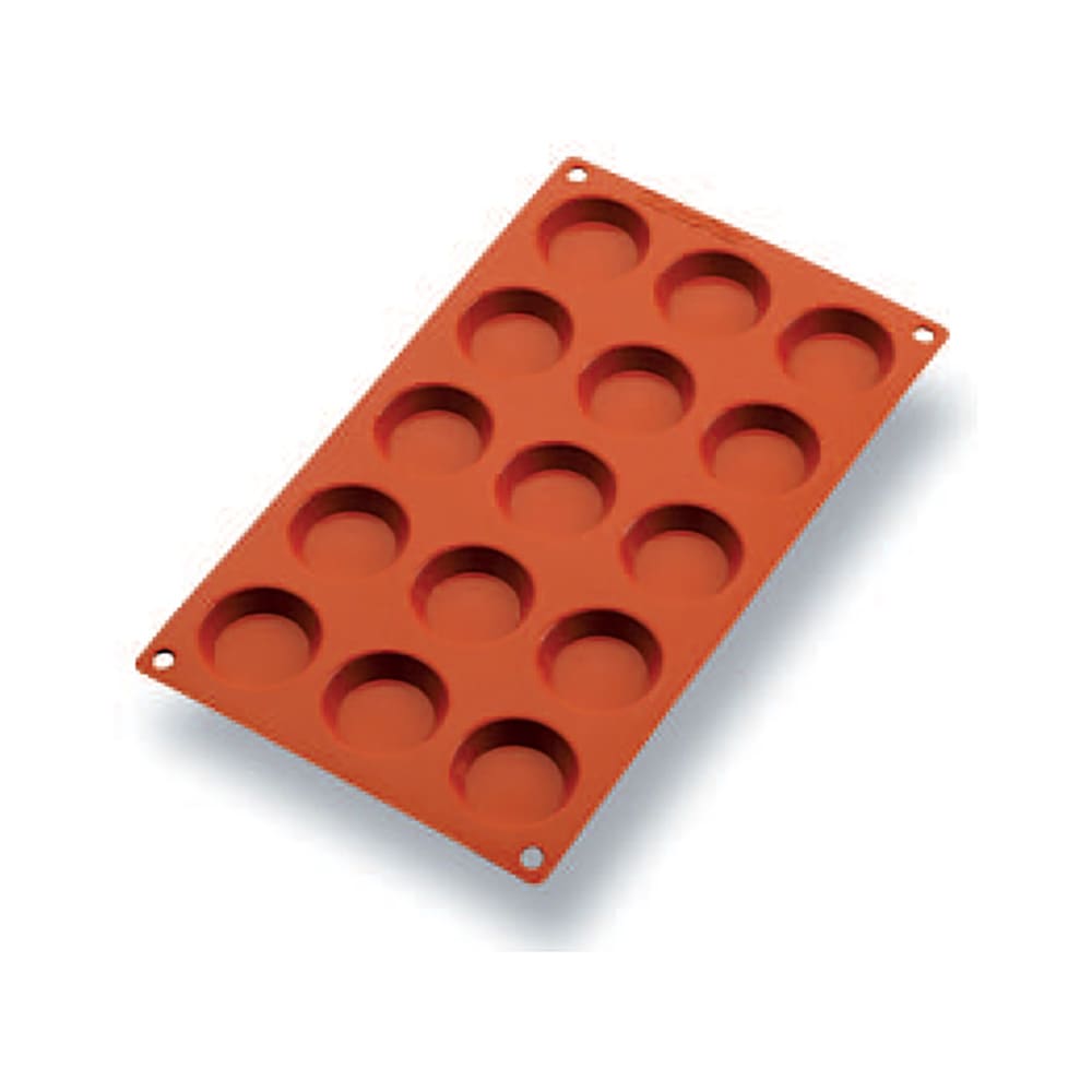 Matfer Bourgeat 257922 Gastroflex® Mini Tartlet Mold w/ 15 Sections - Silicone