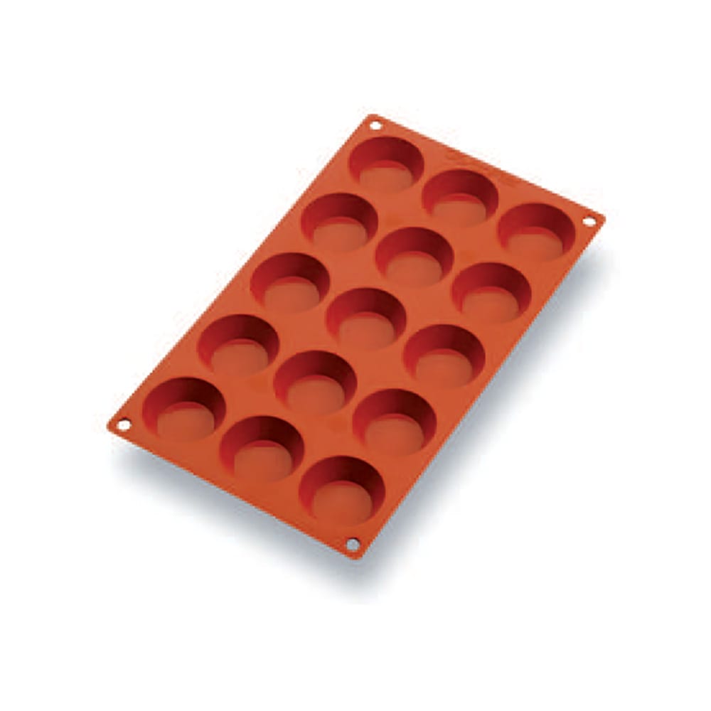 Matfer Bourgeat 257925 Gastroflex® Mini Tart Mold w/ 15 Sections - Silicone