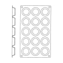 Matfer Bourgeat 257925 Gastroflex® Mini Tart Mold w/ 15 Sections - Silicone thumbnail 2