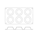 Matfer Bourgeat 257930 Gastroflex® Tatin Mold w/ 6 Sections - Silicone thumbnail 2