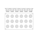 Matfer Bourgeat 257990 Gastroflex® Mini Cannele Mold w/ 18 Sections - Silicone thumbnail 2