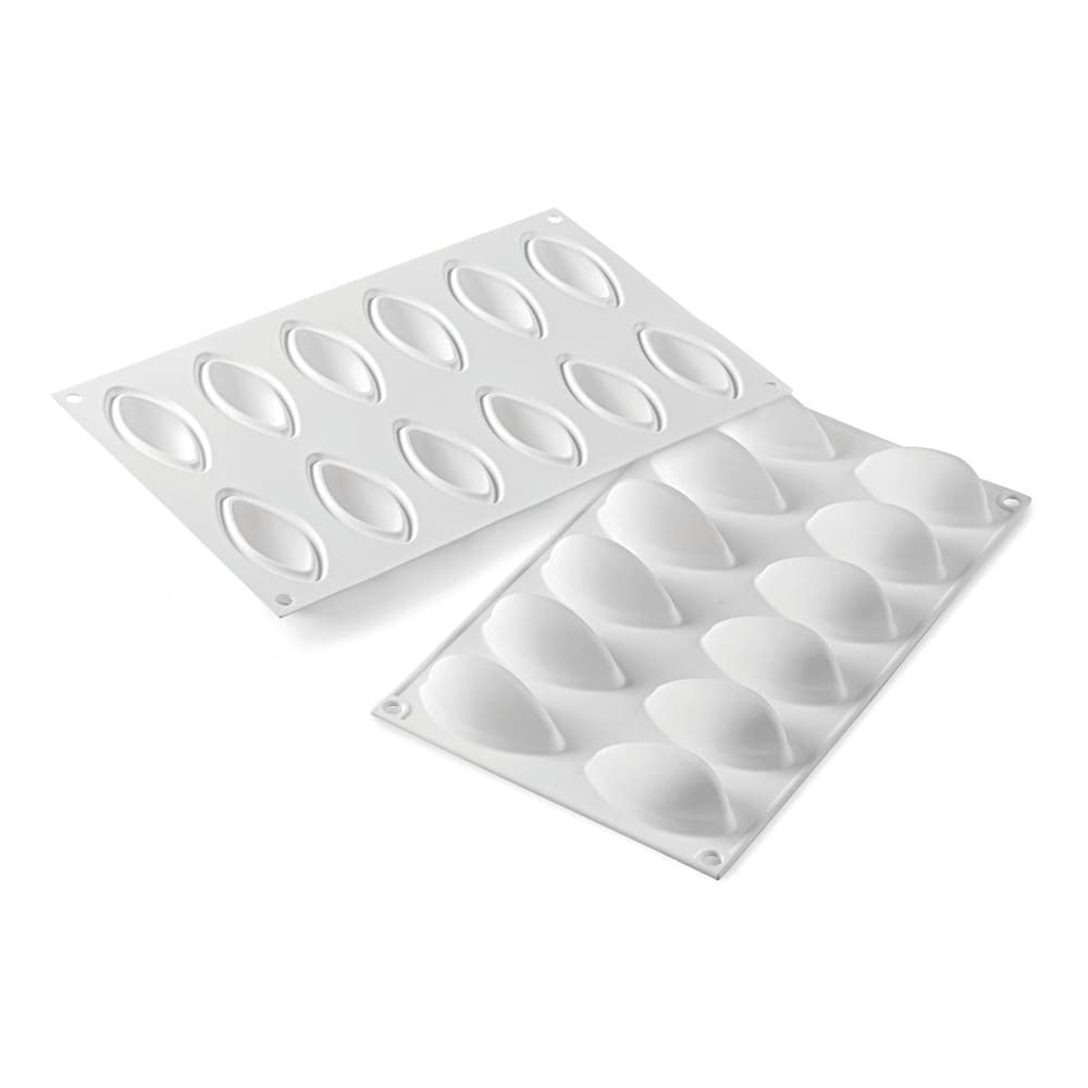 Silikomart Silikomart® 3D "Quenelle" Mold w/ 12 Sections - Silicone (258313)