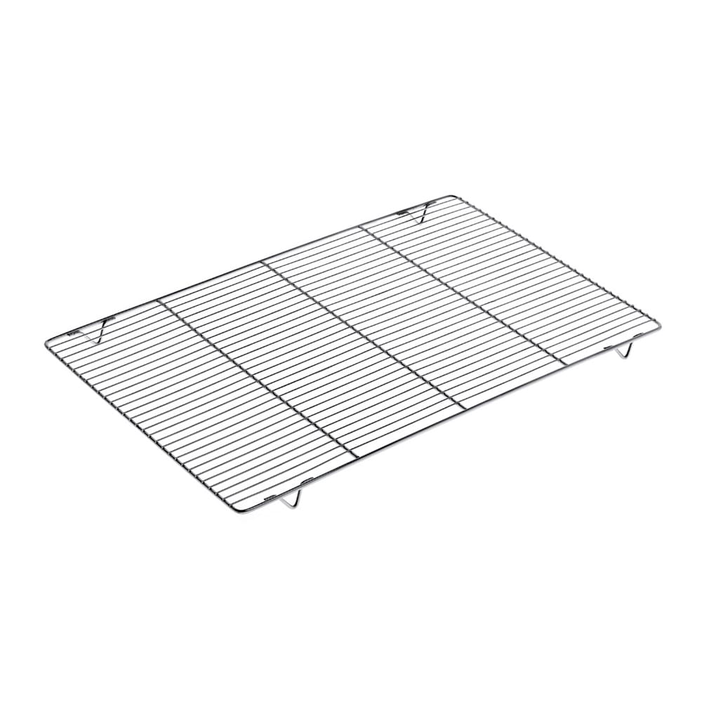 Matfer Bourgeat 312212 Rectangular Wire Grate w/ Feet - 23 1/2 7" x 15 3/4", Stainless Steel