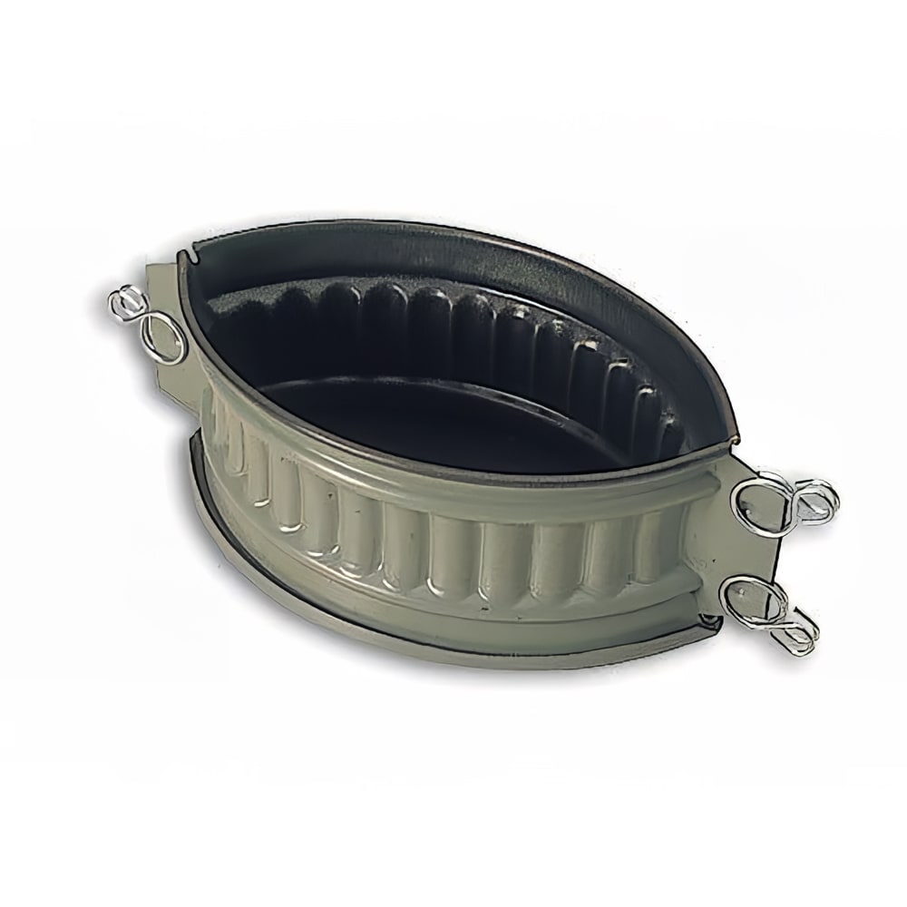 Matfer Bourgeat 331294 Exopan® Pate Mold - 8 1/4"L x 5 1/2"W x 3 1/2"D, Steel