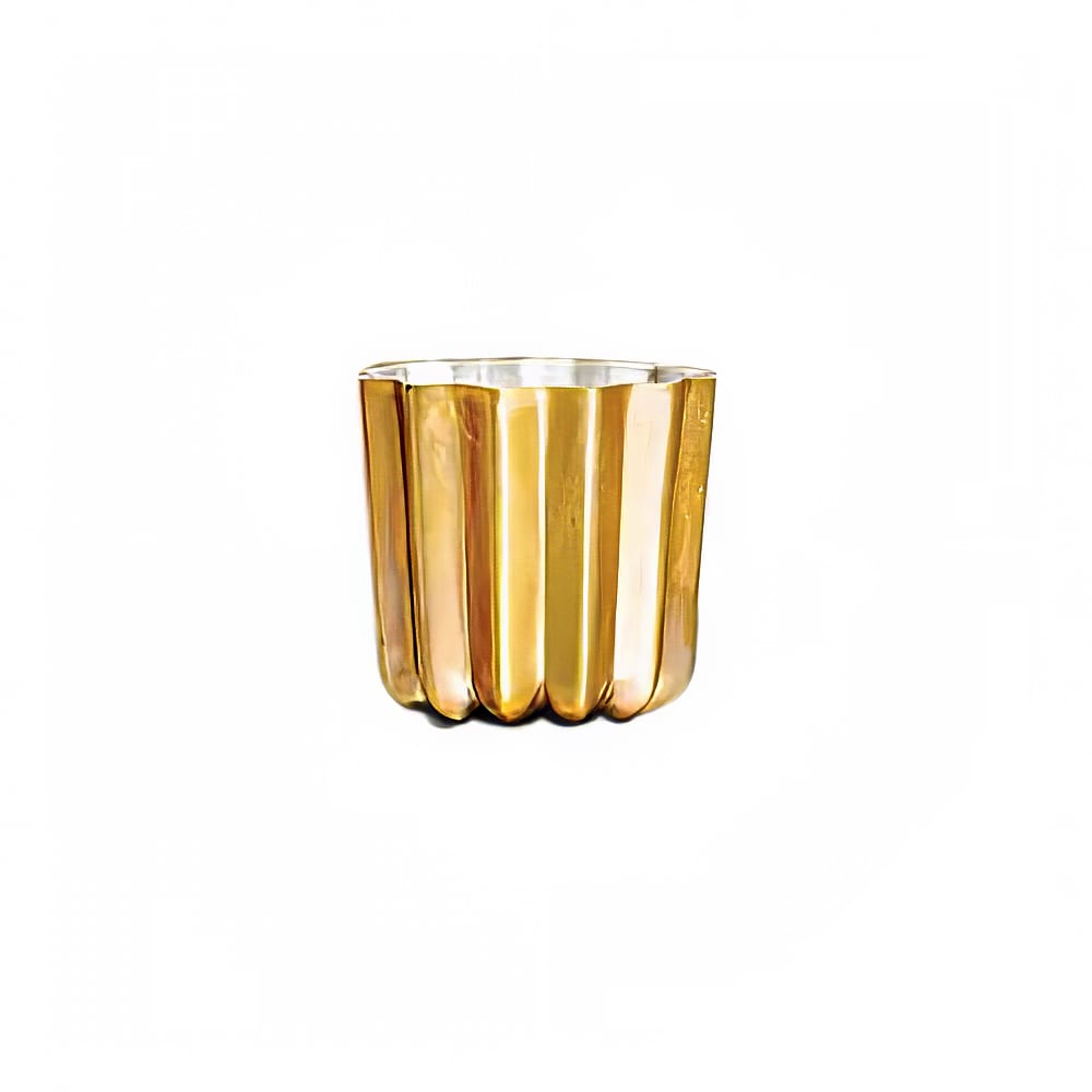 Matfer Bourgeat 340415 1 3/8" Flute Cannele Mold - 1 3/8" H, Copper