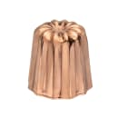 Matfer Bourgeat 340416 1 3/4" Flute Cannele Mold - 1 3/4" H, Copper thumbnail 3