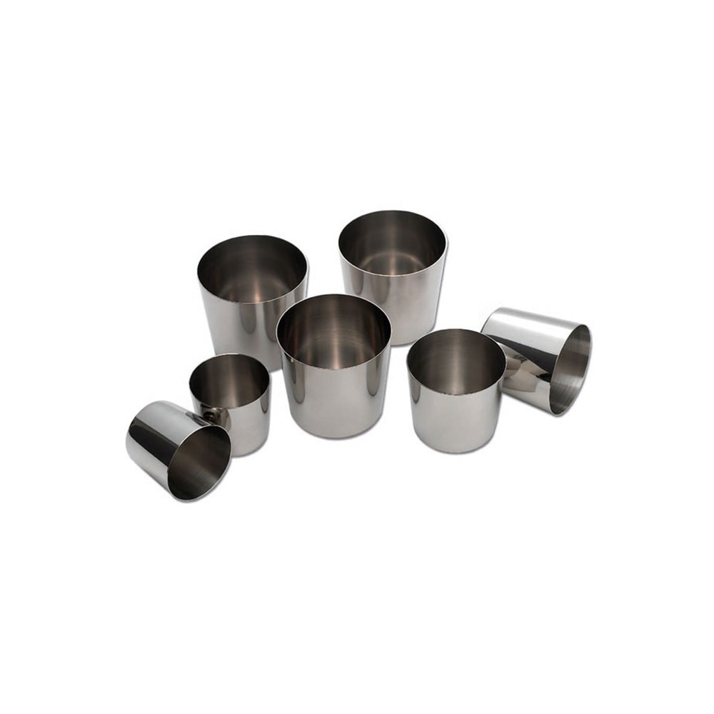 Matfer Bourgeat 342478 2 1/2" Baba Mold - 2 1/2"H, Stainless Steel