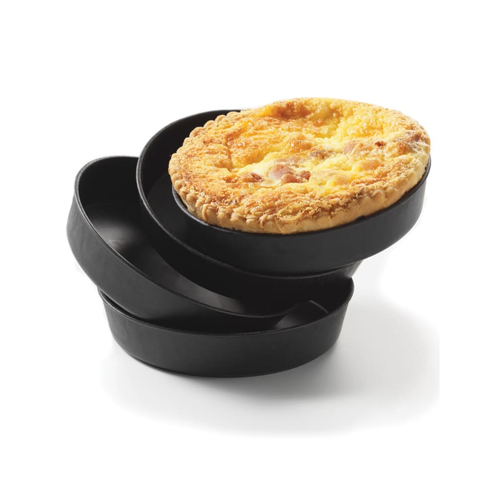 Matfer Bourgeat 345110 Exoglass® 4" Round Quiche Mold - Non-Stick, Composite